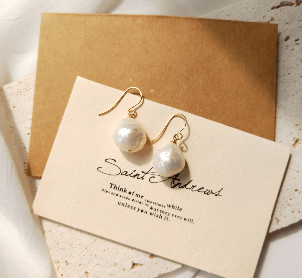 melomelo Baroque Pearl Earrings