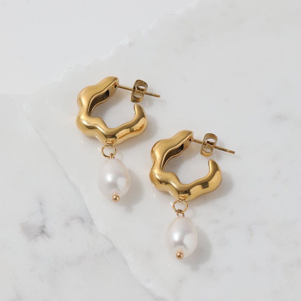 melomelo Barretta - Bridal Pearl Earrings