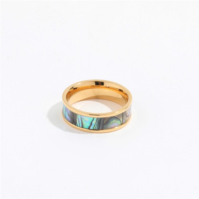 melomelo Cosmo - Abalone Shell Ring Band