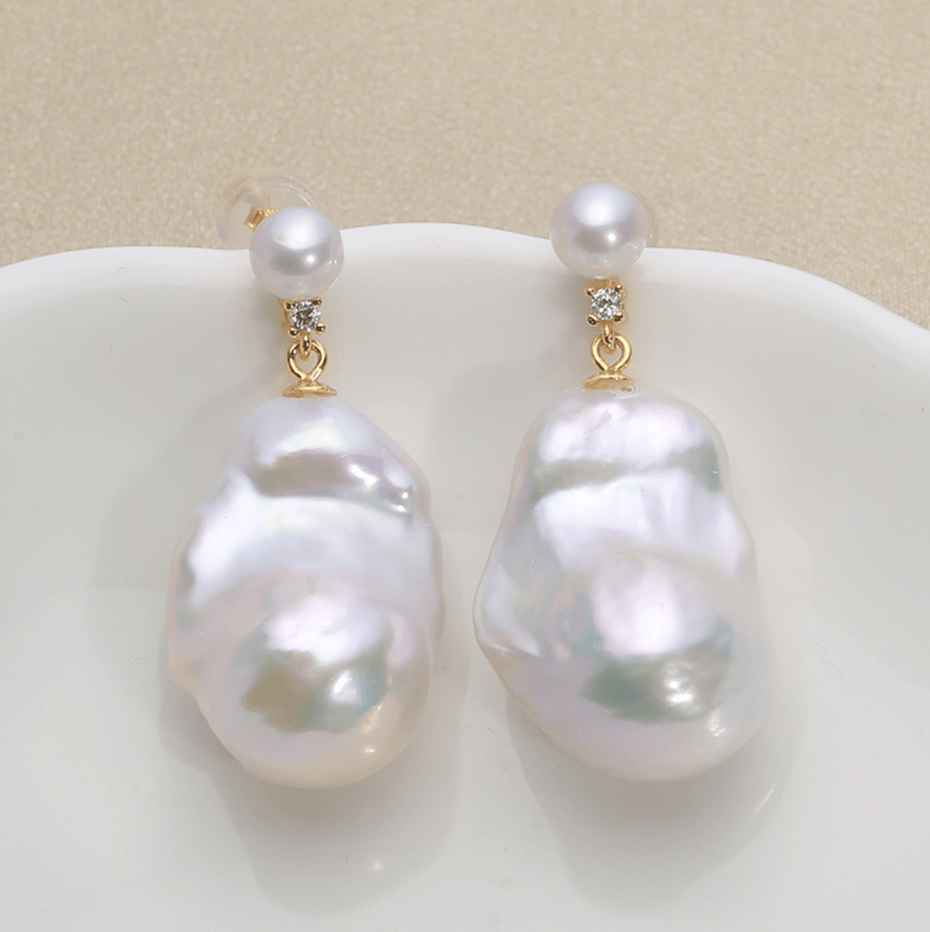 melomelo Victoria - Bridal Pearl Earrings