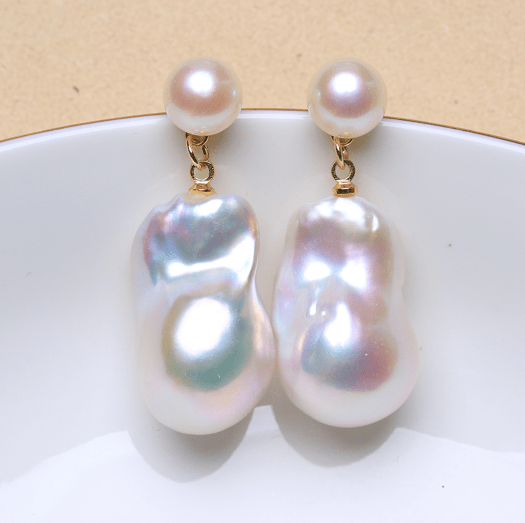 melomelo Sascha - Pearl Dangle Earrings