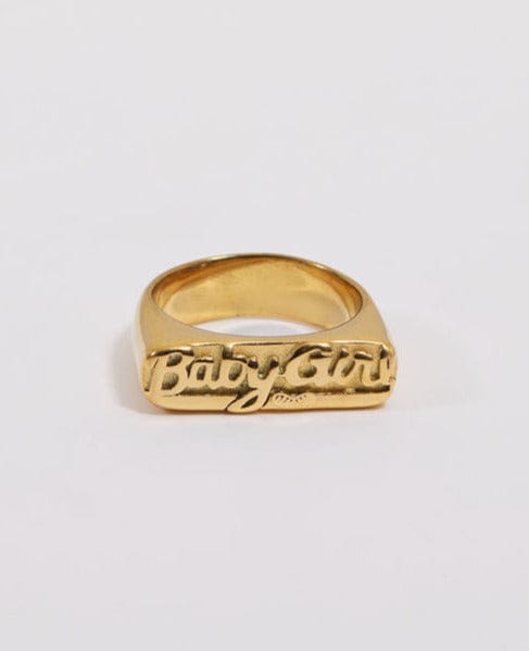 melomelo Leonie - Baby Girl Signet Punk Ring