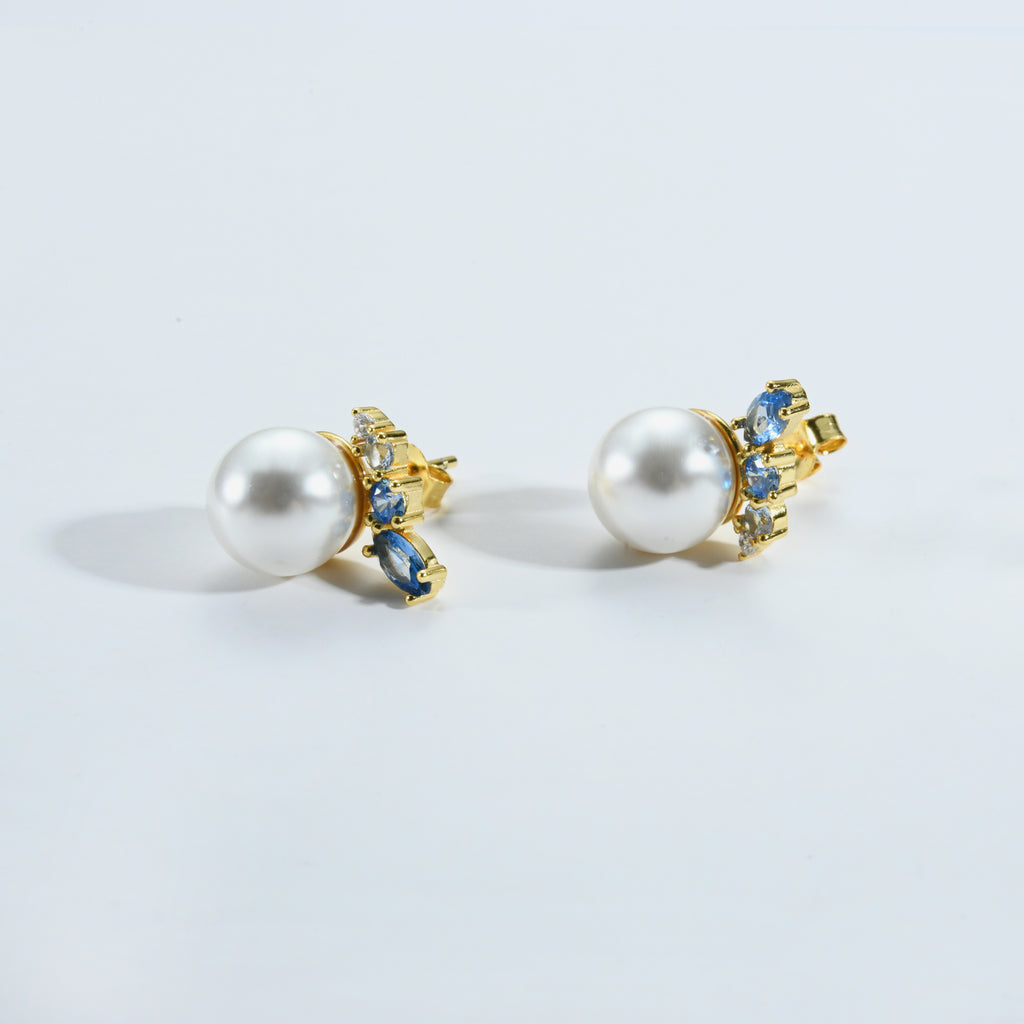 melomelo melomelo Clodagh - Bridal Pearl Earrings