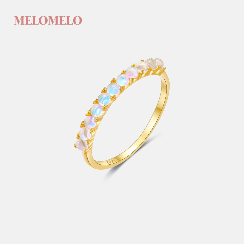melomelo Laoise - Half Eternity Opal Ring