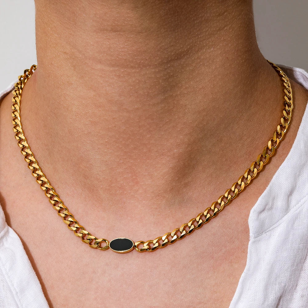 melomelo Latin - Woman‘s Cuban Link Chain