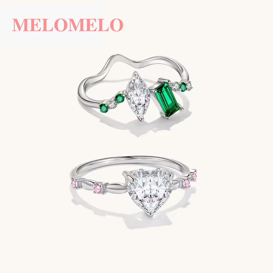 Marley-HeartWithPinkMarquise_RectangularGreenZirconia