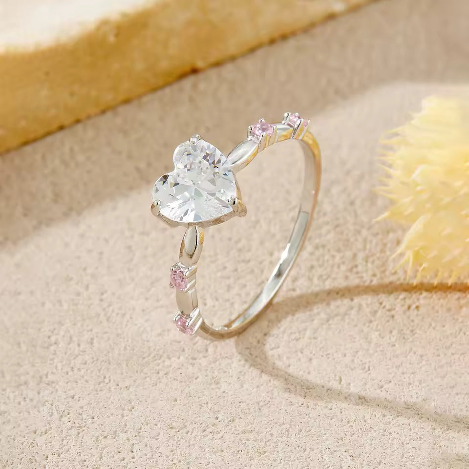 Marley-HeartWithPinkMarquise_RectangularGreenZirconia