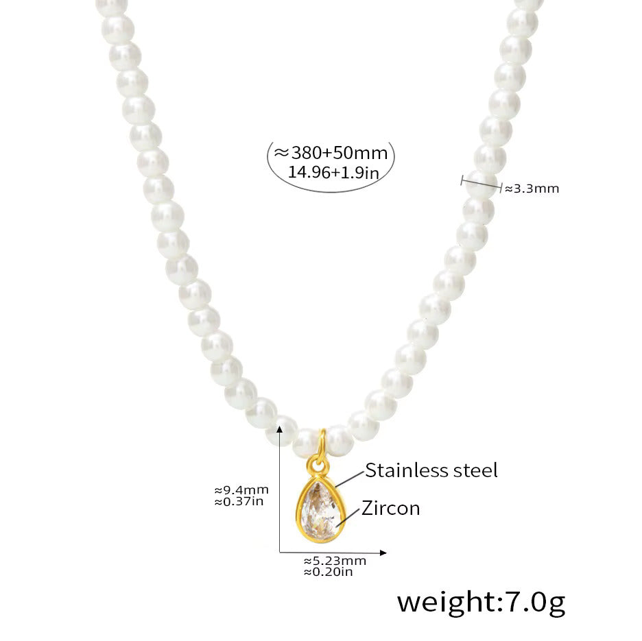 Tabea-PearlNecklaceWithZirconPendant