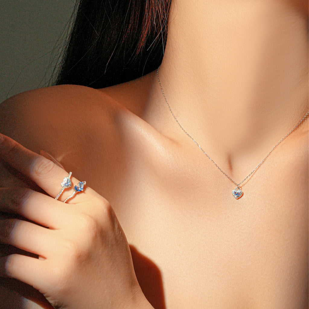 Sara-BlueHeartNecklace