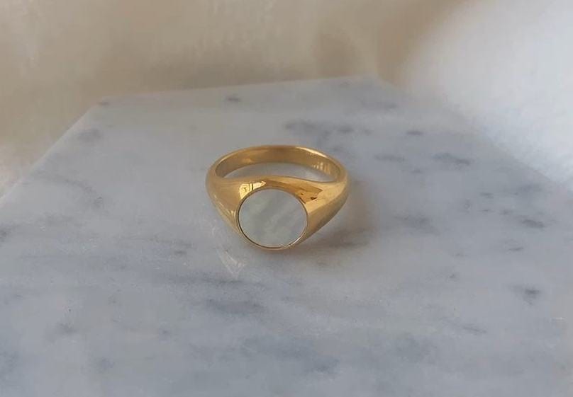 Round Ringed Shell Round Shell Ring – melomelo