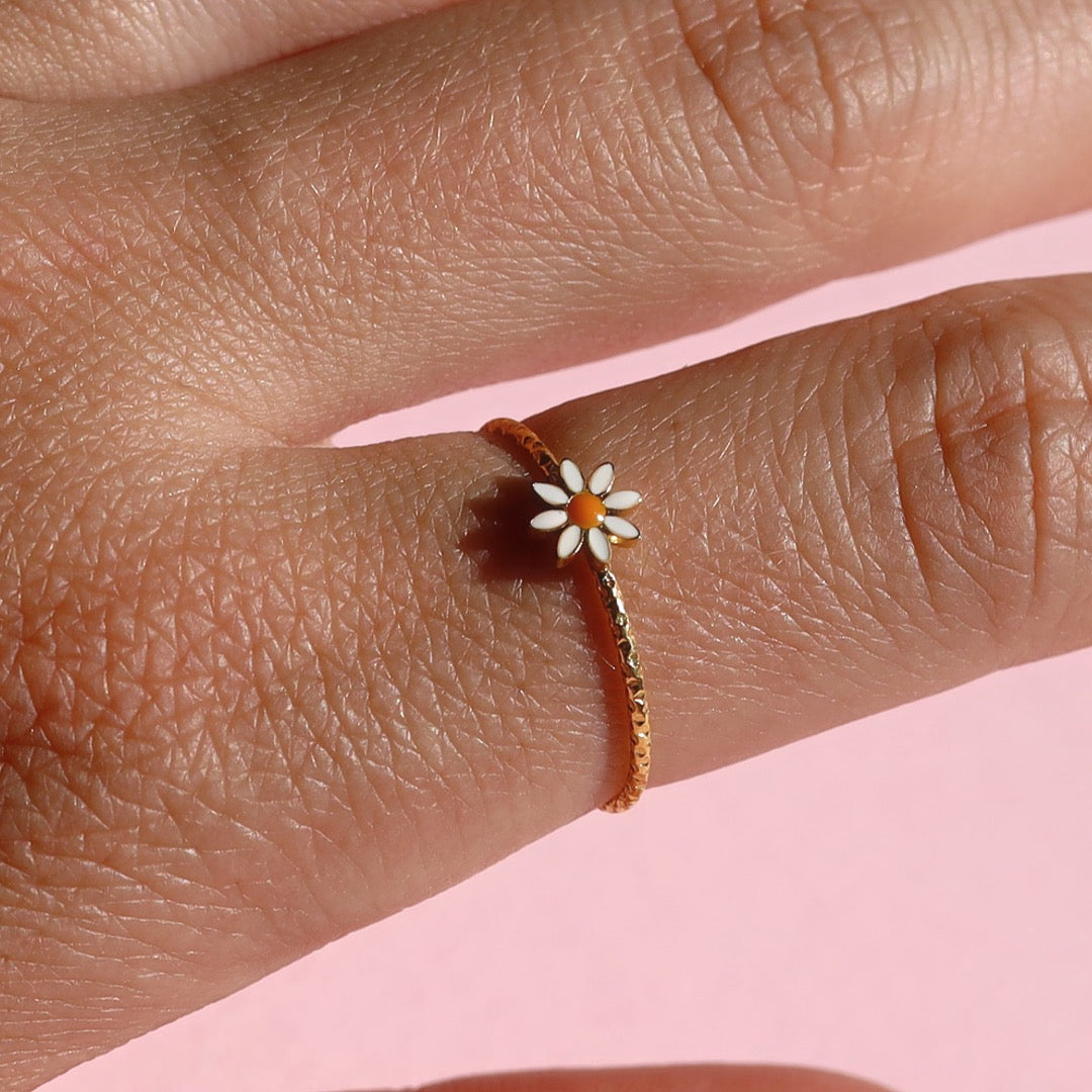 Daisy Rint Enamel Daisy Ring – melomelo