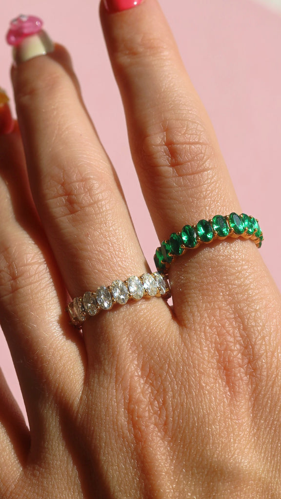 Ava Stack Eternity Ring Stack – melomelo