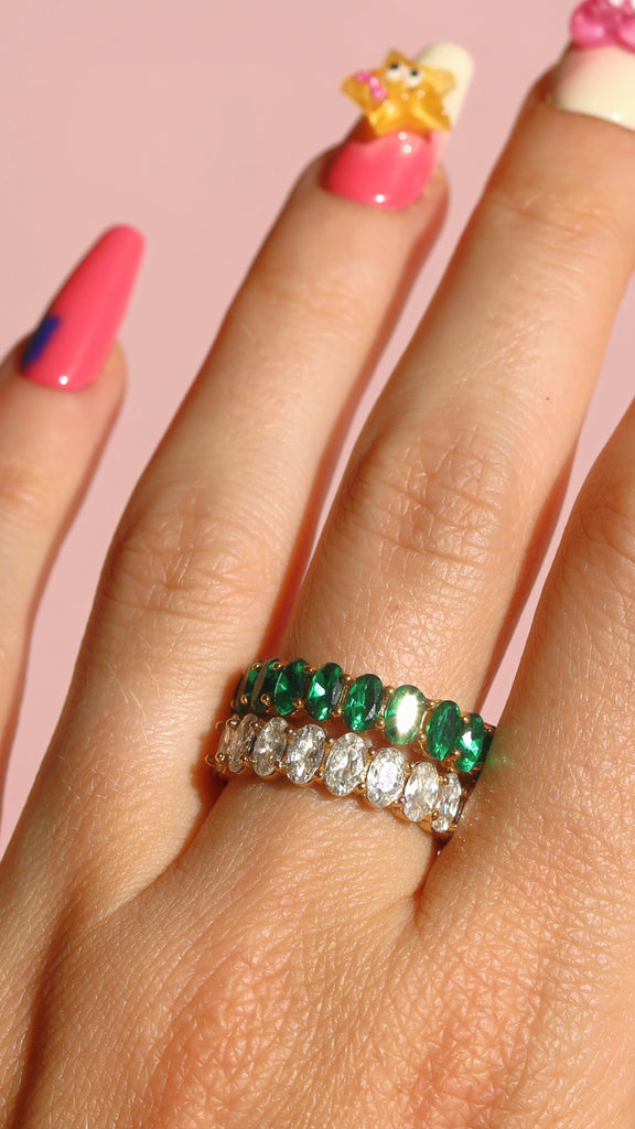 Ava Stack Eternity Ring Stack – melomelo